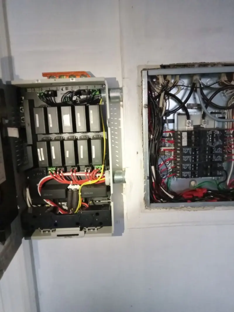 Electrical panel upgrade completed for Indoor Lighting Installation in Mead